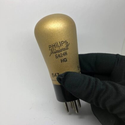 Philips E424N Gold Vacuum Miniwatt Tube (REN904 AG495 E428 A4110)